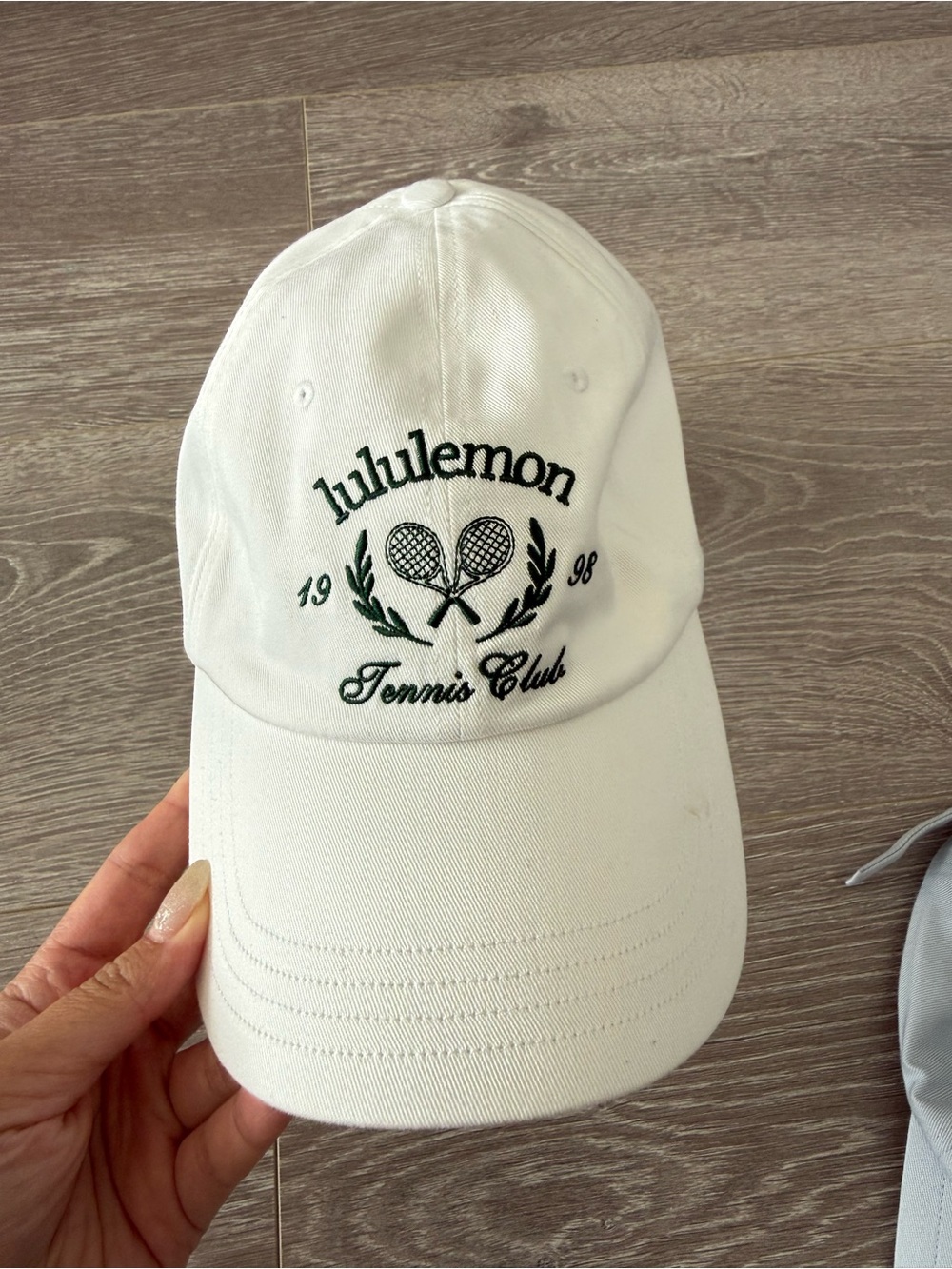 Lululemon White Tennis Club Baseball Cap